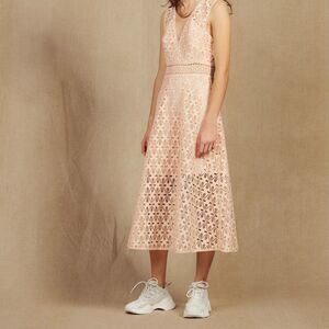 NWOT Sandro Bilali Guipure Lace Dress Women Size 2 - S/M